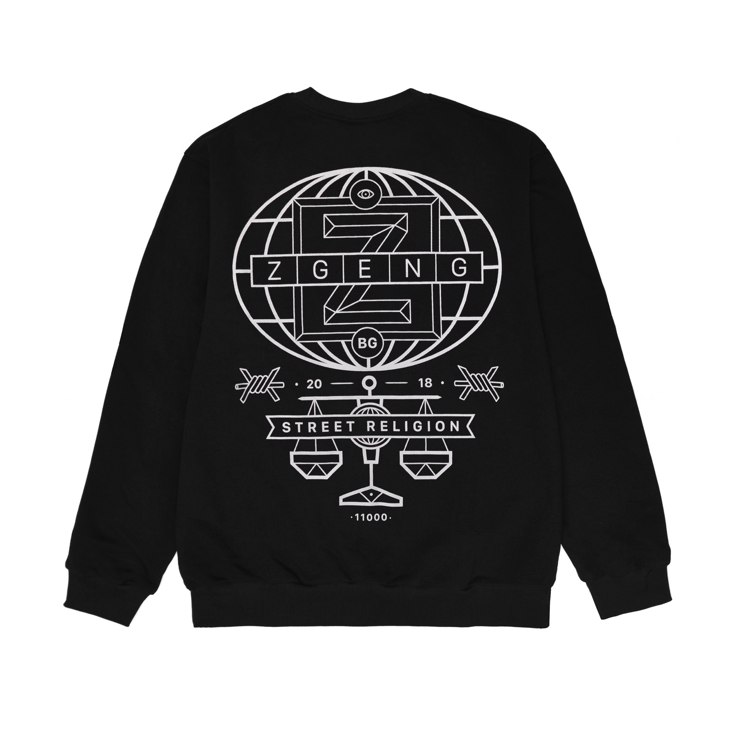 Zgeng Street Religion Crewneck