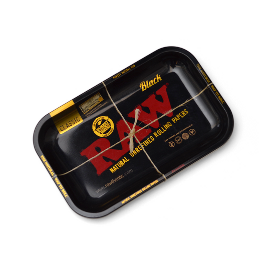 RAW Metal Rolling Tray - Black