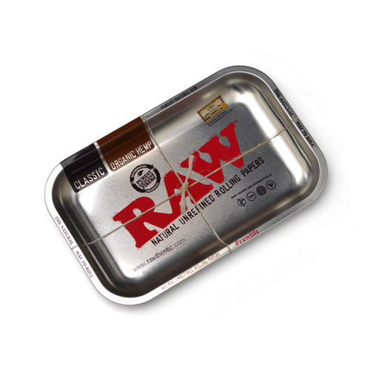 RAW Metal Rolling Tray - Silver